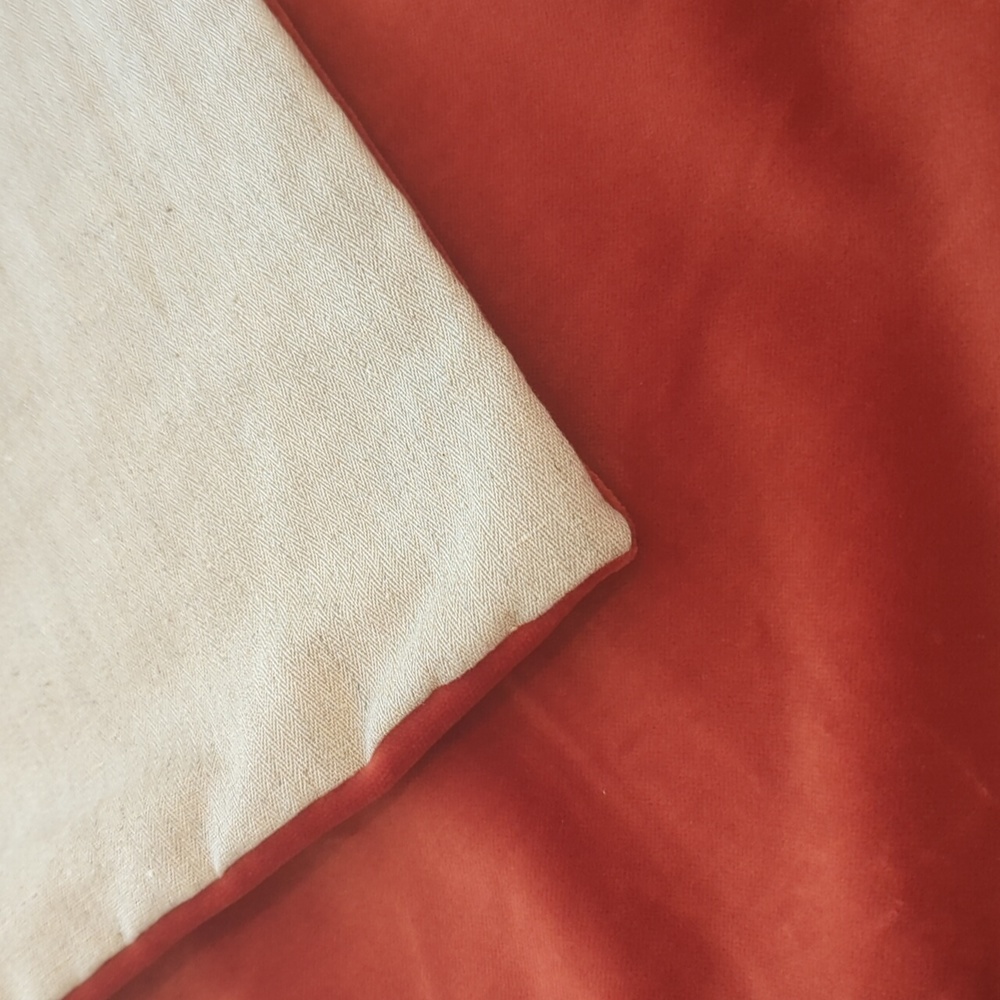 Pillow cover new pumpkin and linen 20x20